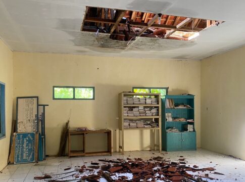Ketpot: Atap ruangan kelas DTA yang ambruk
