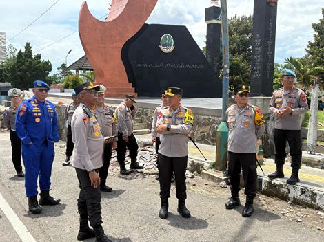 Caption: Kapolda Jawa Barat Irjen Pol. Rudi Setiawan didpingi Kapolres Banjar AKBP Tyas Puji Rahadi saat kunjungan ke Kota Banjar