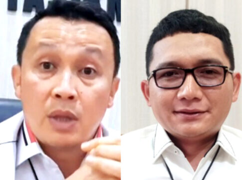 Kasi Intelijen Kejari Kabupaten Tasikmalaya Bobbi Muhamad Ali Akbar,SH,MH (kanan) dan Kasat Reskrim Polres Tasikmalaya AKP Ridwan Budiarta, SH, sebut pemberlakuan KUHP Nasional, menuntut APH selaraskan pemahaman.