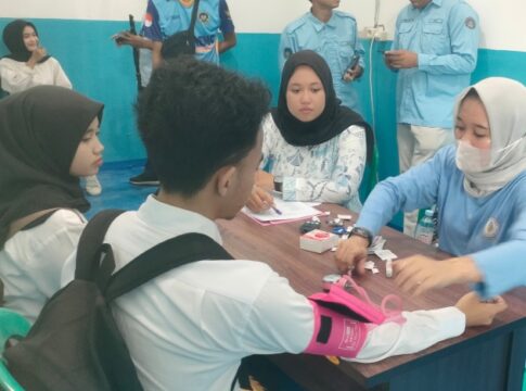 Poto: Suasana saat cek kesehatan daftar calon SPPG Sindangwangi Pangandaran.