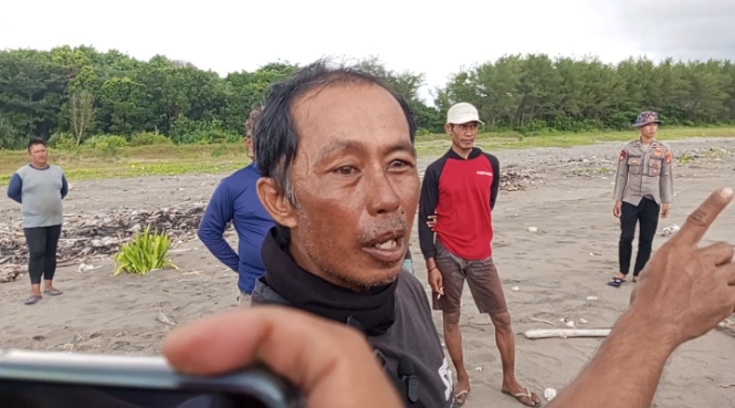 Poto: saksi mata tewasnya atlet terjun payung di Pangandaran, Dadan Hidayat