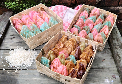 Foto berbagai varian burayot pancawarna khas garut produk PD. Fortuna Snack