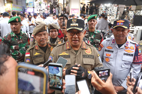 Pemerintah Kota Bandung gelar apel siaga pengamanan malam Tahun Baru 2026 di halaman Mako 2 Satpol PP Jalan Dalem Kaum Kota Bandung Rabu (31/12/2025) -Ist-