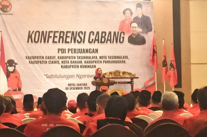 Cucu Bung Karno, Puti Guntur Soekarno Resmi Buka Konfercab PDI Perjuangan se-Priangan Timur di Tasikmalaya