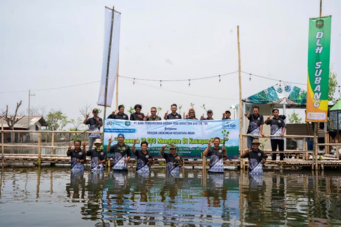 bank bjb Hadir untuk Lingkungan dan Masyarakat Melalui Program Penanaman Mangrove