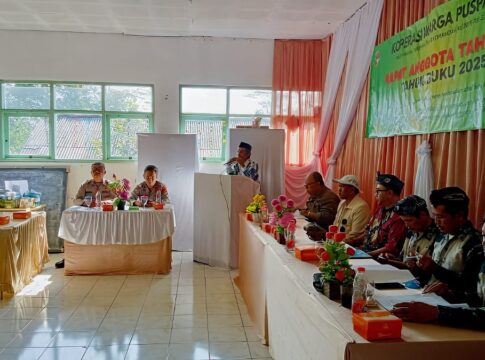 Rapat Anggota Tahunan Koperasi Warga Puspasari Desa Setiawaras Kecamatan Cibalong Kabupaten Tasikmalaya dengan aset mencapai Rp4 miliar.