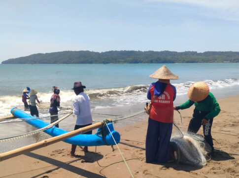 nelayan jaring arad pangandaran fokusjabar.id