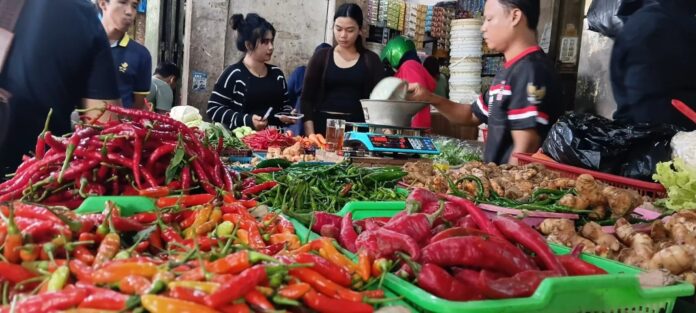 cabai merah Pasar Manis Ciamis fokusjabar.id