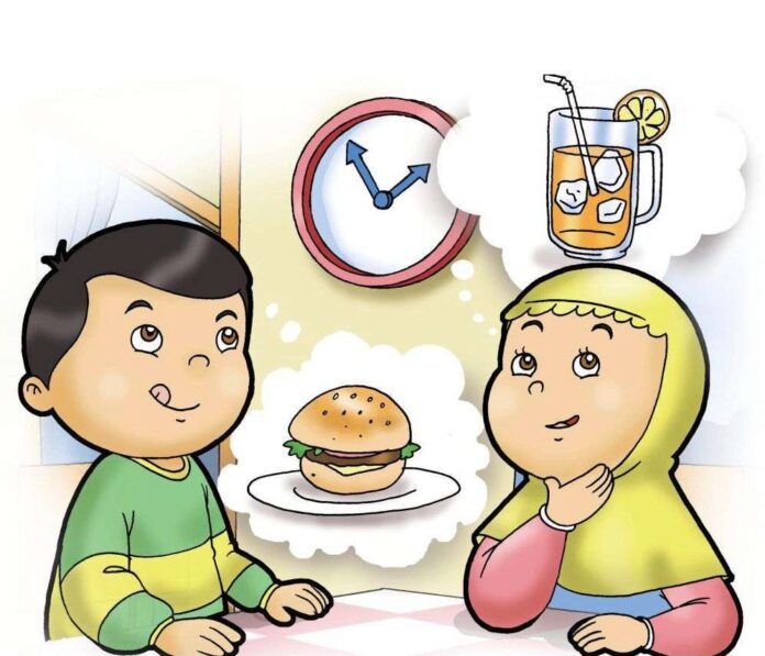 Ilustrasi Anak Belajar Puasa (WEB) CIAMIS, FOKUSJabar.id