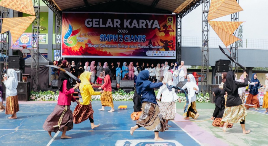 Gelar Karya 2026 SMPN 2 Ciamis Dorong Kreativitas dan Pelestarian Budaya