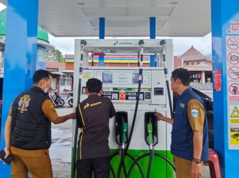 Pompa Ukur SPBU Garut fokusjabar.id