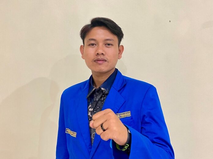 Poto: Aktivis PMII Pangandaran, Predi Supriadi PANGANDARAN, FOKUSJabar.id
