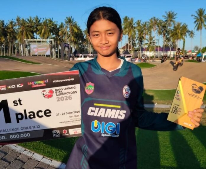 Ketpot : Adeeva Ozil juara satu putaran dua Banyuwangi BMX Supercros CIAMIS, FOKUSJabar.id