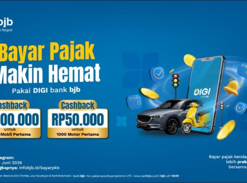 Promo Spesial DIGI bank bjb, Bayar Pajak Kendaraan Bisa Dapat Cashback