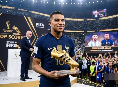 Kylian Mbappe sepatu emas fokusjabar.id