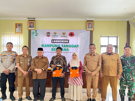 Ketfot: Peresmian Kampung Tanggap Bencana Baznas Ciamis CIAMIS, FOKUSJabar.id