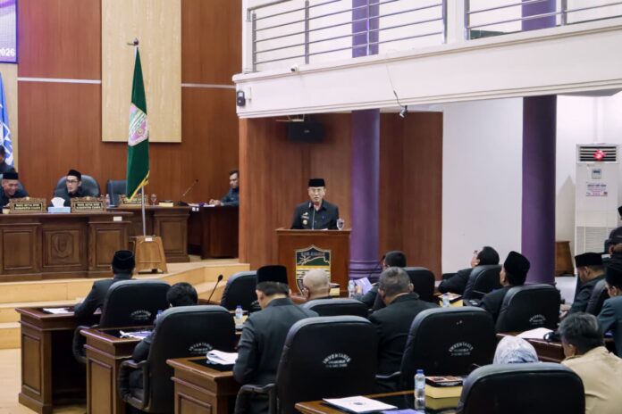 Ketfot: Istimewa (Bupati Ciamis memberikan sambutan) CIAMIS, FOKUSJabar.id