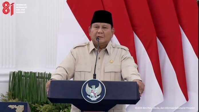 Prabowo Subianto presiden prabowo