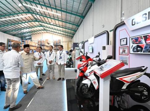 Prabowo Subianto motor listrik fokusjabar.id