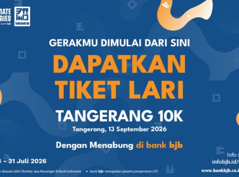 Menabung Sambil Bersiap Berlari, bank bjb Ajak Masyarakat Ramaikan Tangerang 10K