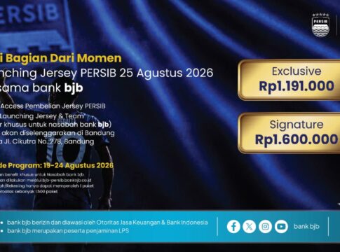 bank bjb Buka Early Access Jersey PERSIB 2026/2027, Hadirkan Akses Eksklusif bagi Nasabah