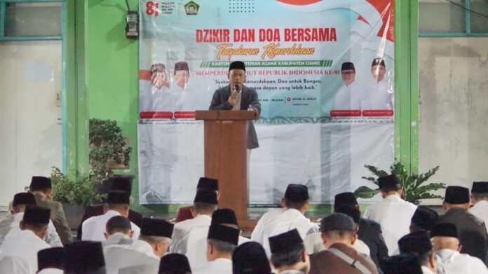 Doa Bersama Kemenag Ciamis fokusjabar.id
