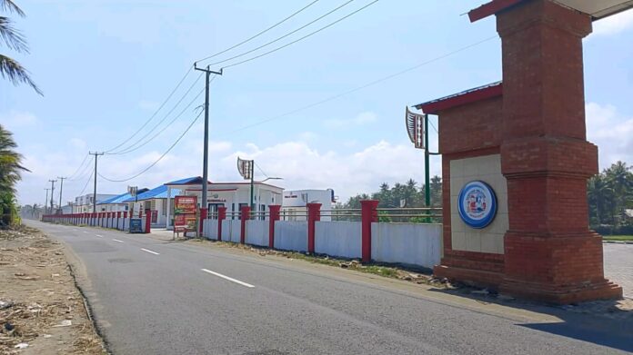 Poto: Penampakan bangunan Kampung Nelayan Merah Putih (KNMP) di Pangandaran Pangandaran, FOKUSJabar.id