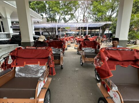 becak listrik garut fokusjabar.id