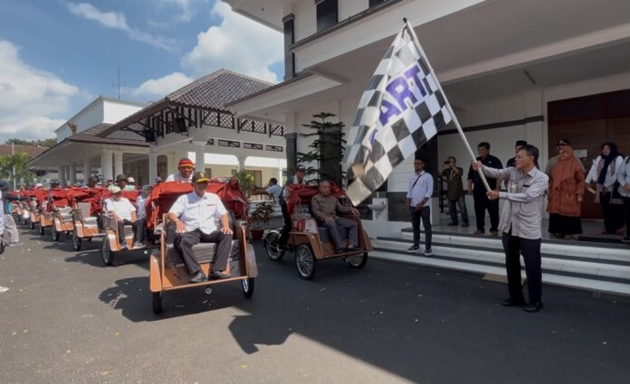 becak listrik prabowo fokusjabar.id