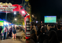 Nobar PSGC Ciamis di Stadion Galuh Bikin Galuh Culinary Night Makin Ramai CIAMIS, FOKUSJabar.id